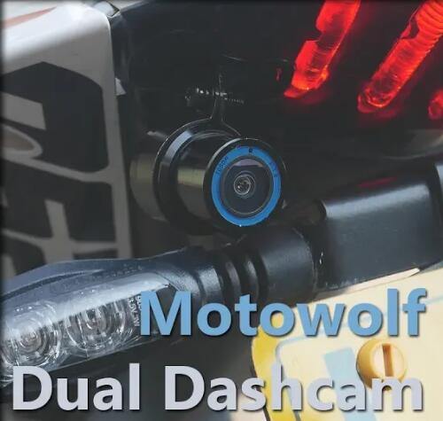 Motowolf M3 Motorcycle Waterproof Camera Dual Lens 1080P Dash Cam Review by AndroidAndyUK -  Motowolf