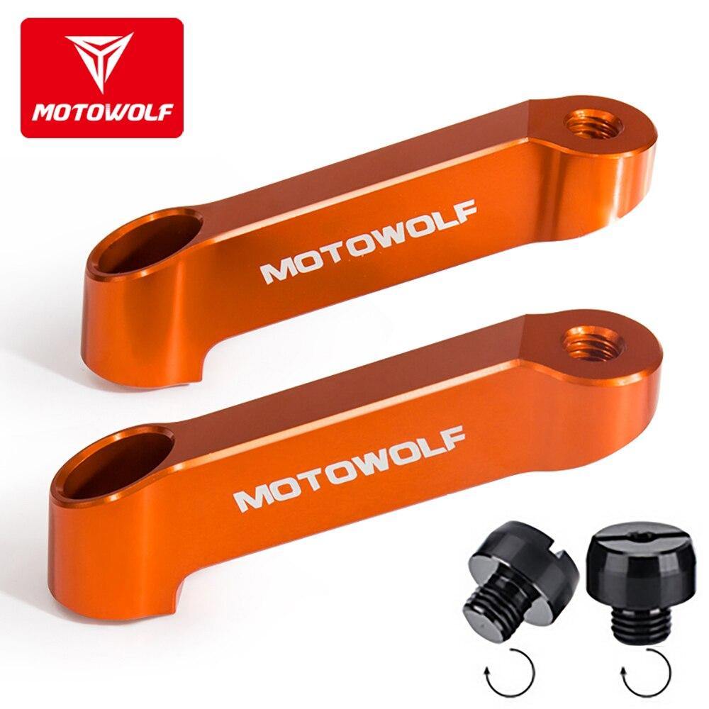 Amazon.com: 2PCS Motorcycle Rearview Mirrors Riser Extension