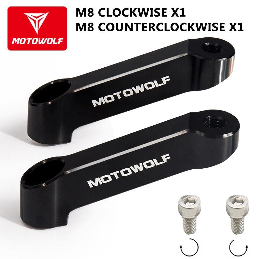 M8/M10 Motorcycle Rearview Mirror Extension Riser Mount